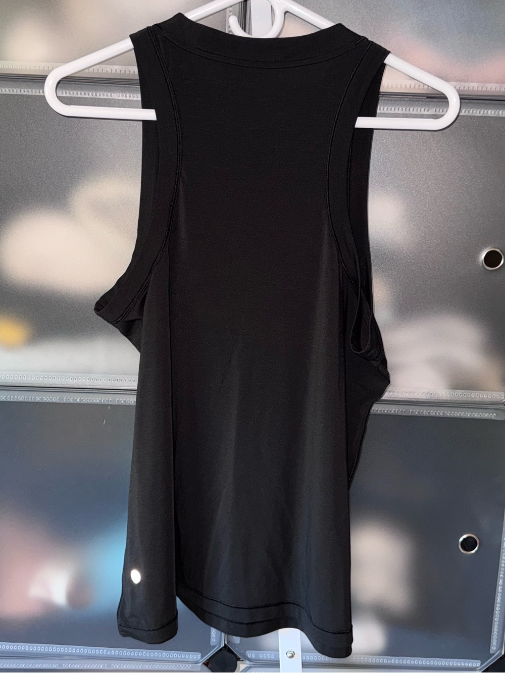Lululemon Jersey Training Tank Top in Black Size 12 - Picture 7 of 11